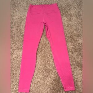 SOLD**lululemon athletica Pink Leggings
